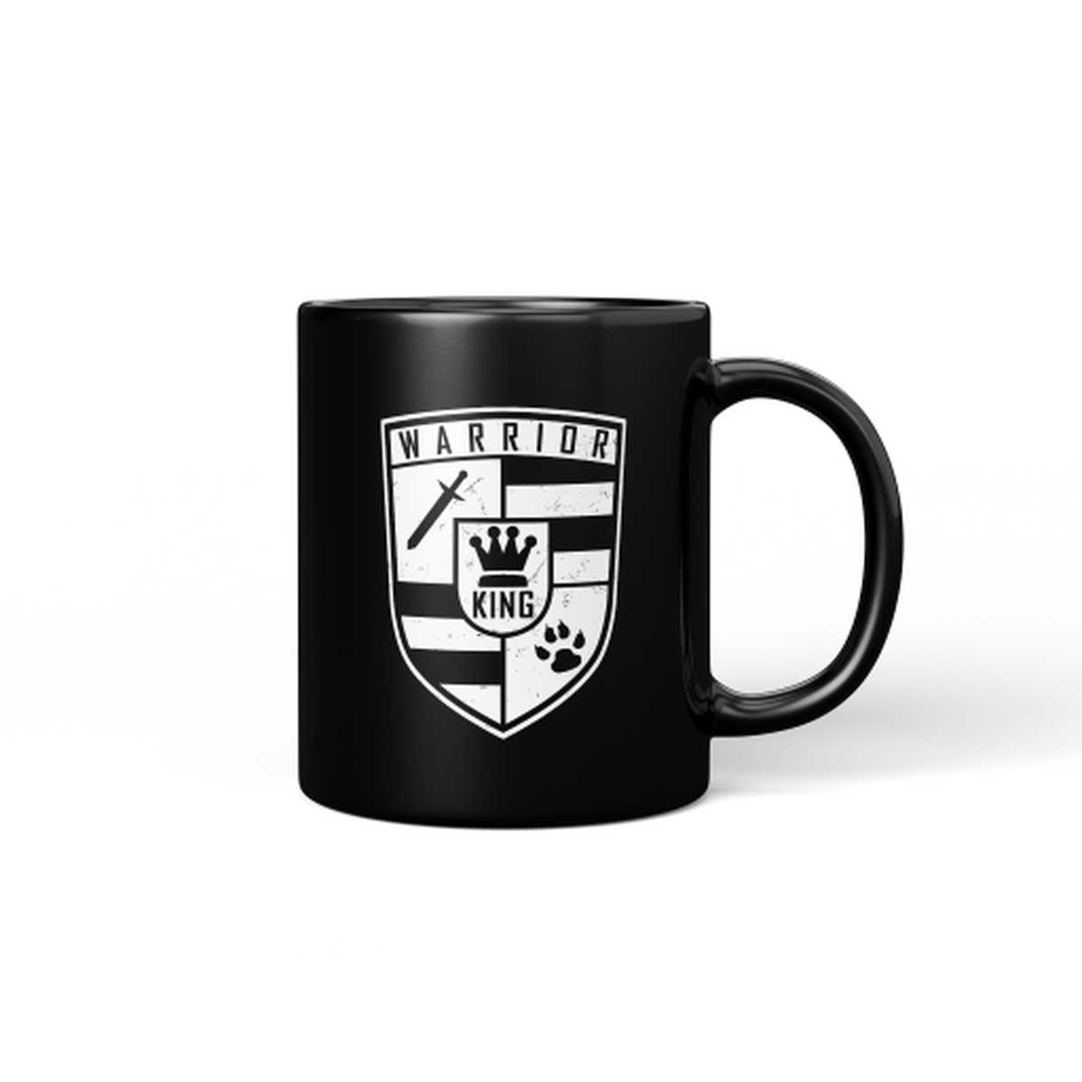 Shield Black Coffee Mug